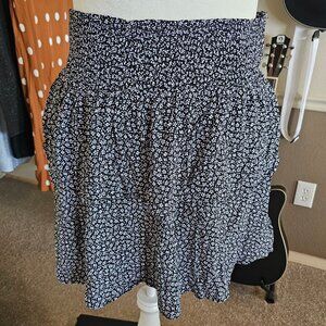 CCX Odette Tiered Floral Mini Skirt